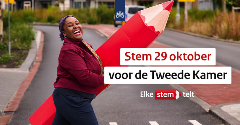 Stemmen voor een nieuwe Tweede Kamer op 29 oktober 2025